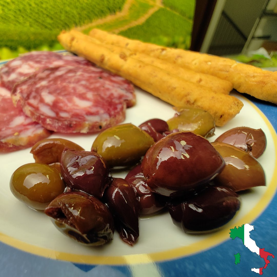 Olive Taggiasche Liguri Denocciolate in Olio Extra Vergine di Oliva - Selezione di Albino 1939 (Gourmet) 180g.