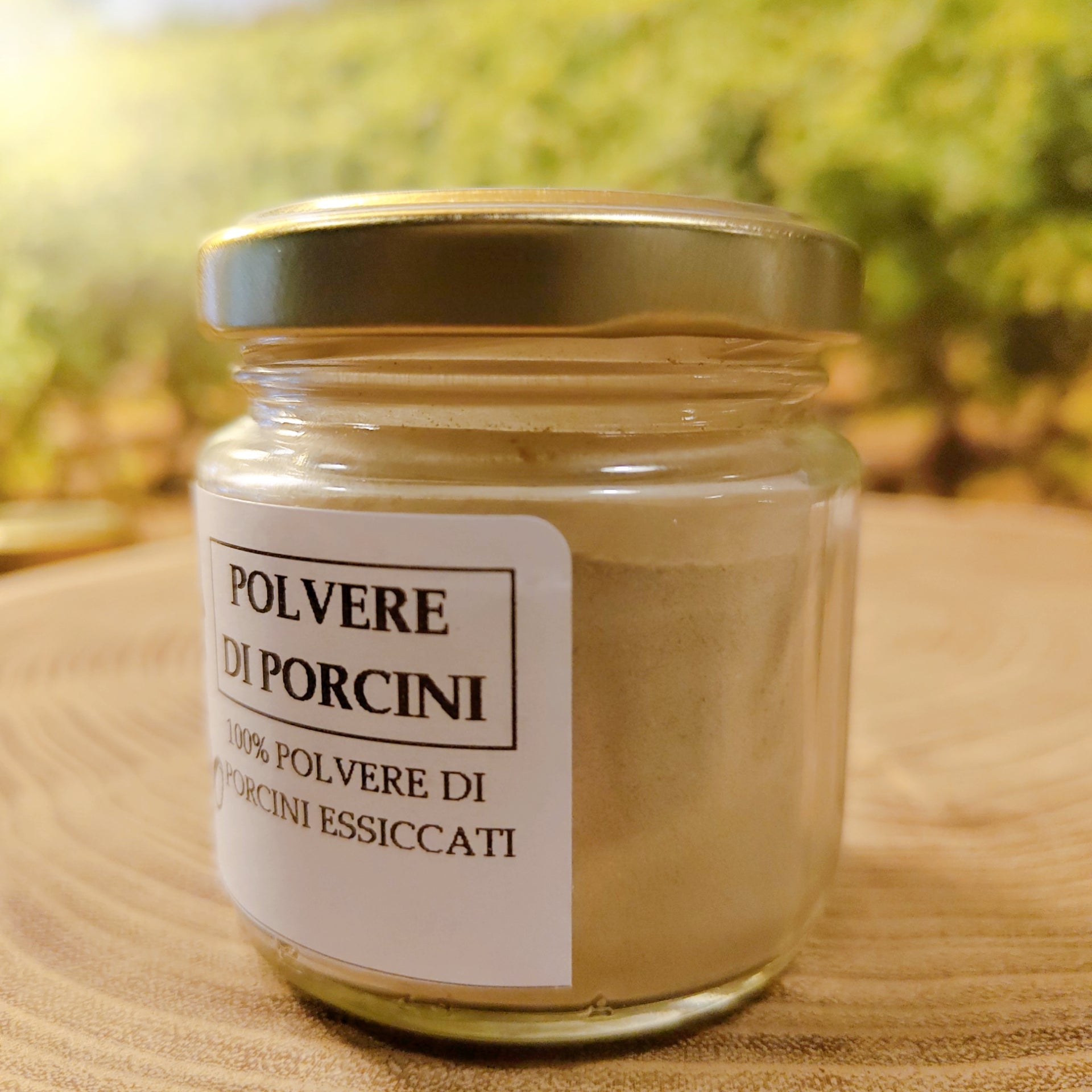 Polvere di fungo porcino Albino1939 in vaso di vetro da 30g
