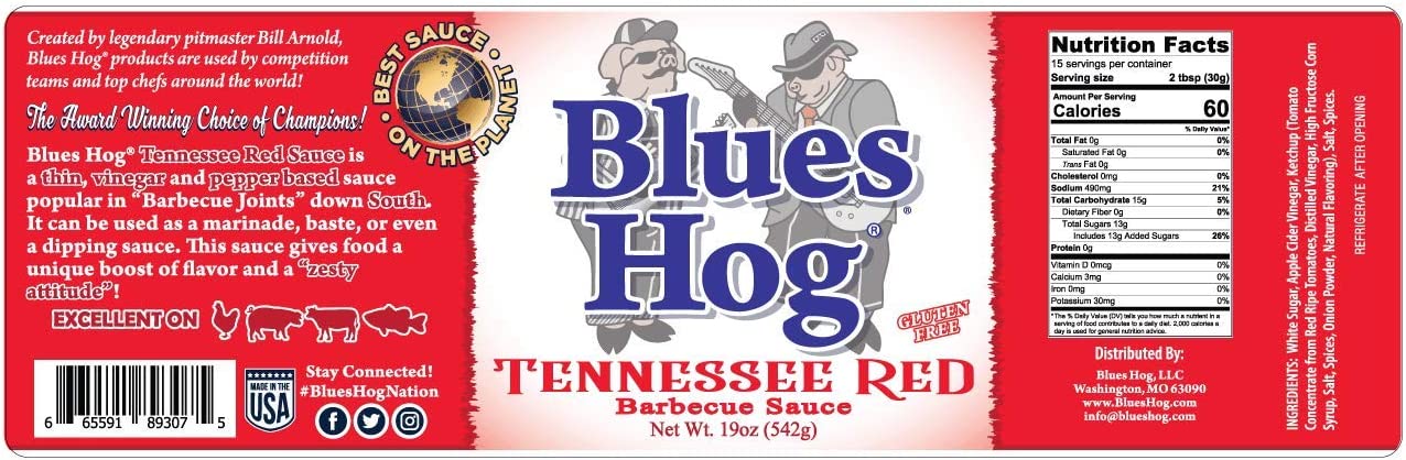 Blues Hog Tennesse Red sauce 542ml