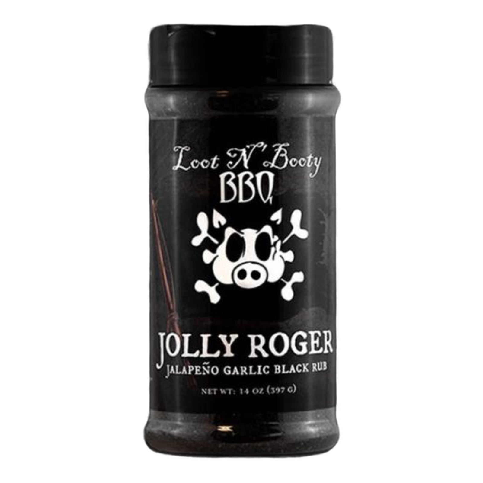 Loot'n Booty Jolly Roger JALAPENO Black Rub 396 g