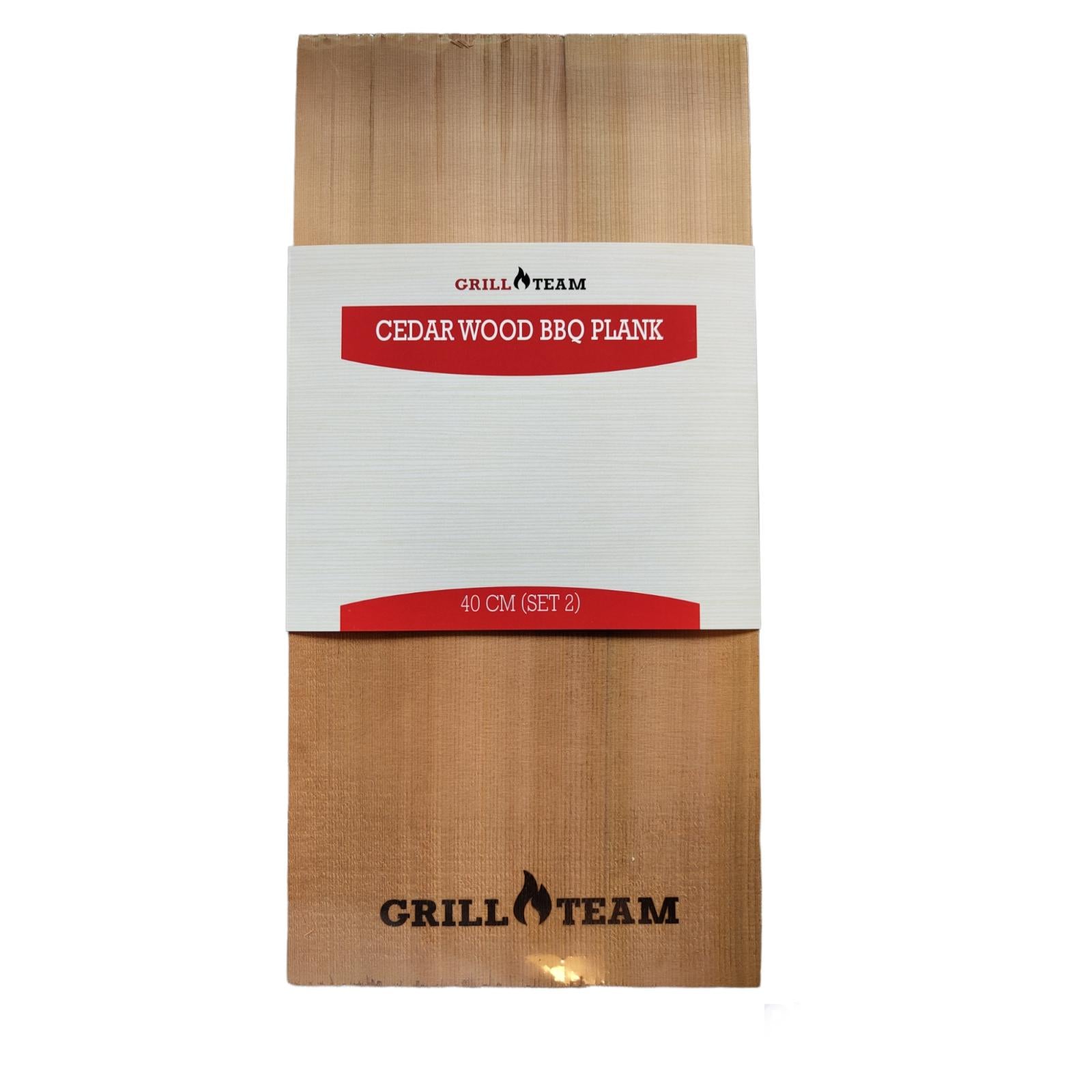 N.2 Placca in legno di Cedro per cottura BBQ da 40cm