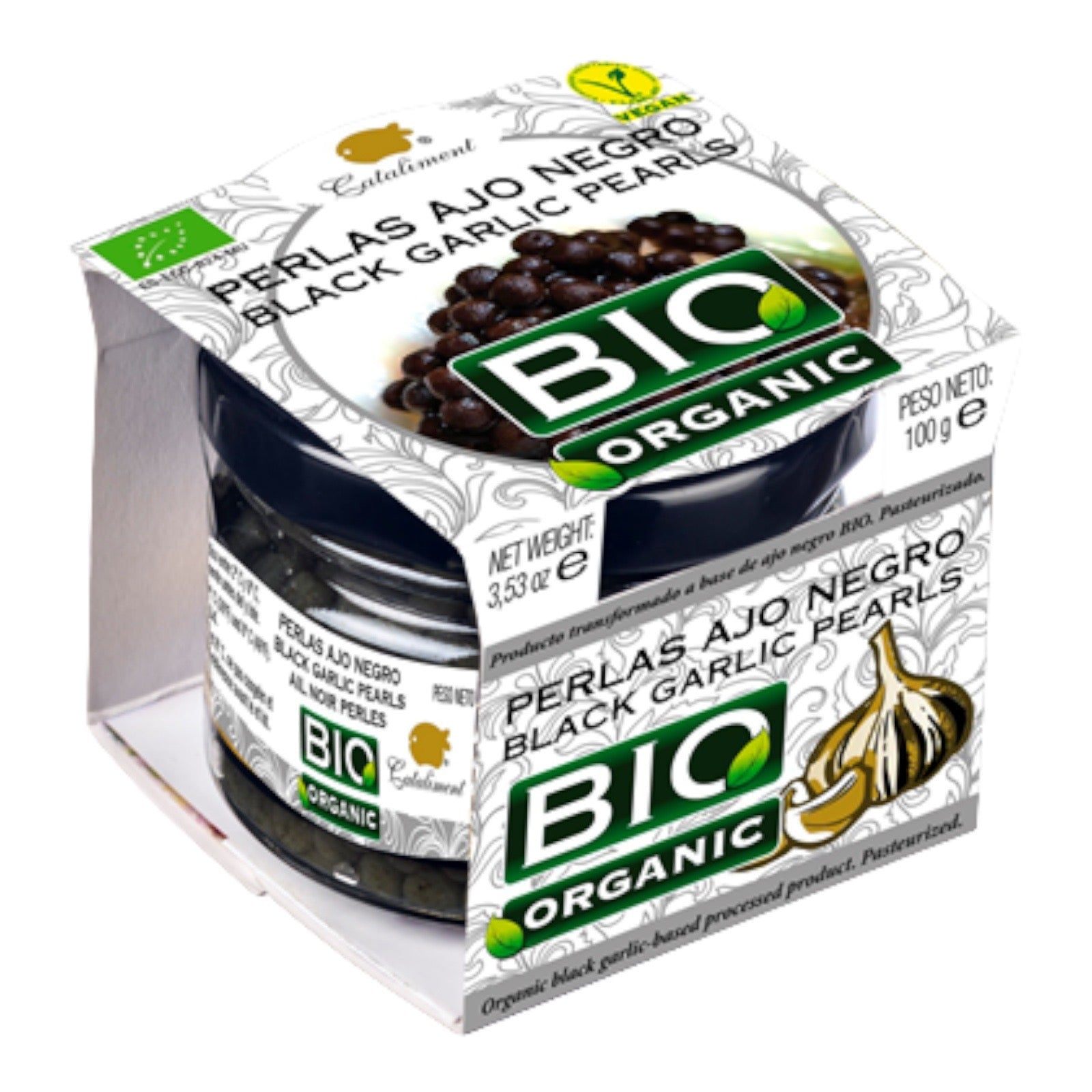 Perle perlage di aglio nero 100g