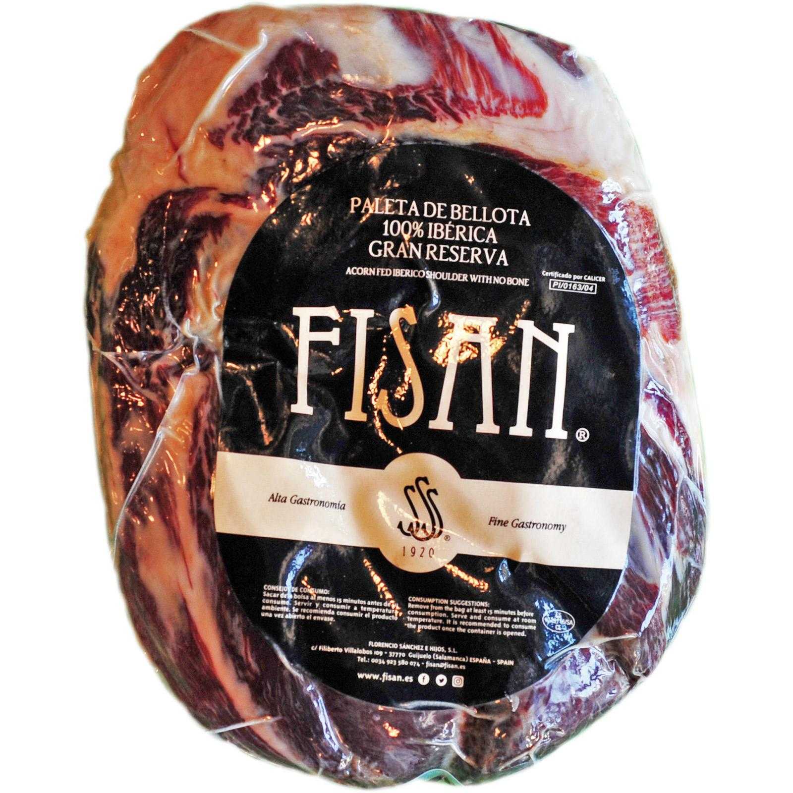 Prosciutto Spagnolo Pata Negra Ibérico (Spalla) di 100% Bellota Disossato 24 mesi di stagionatura 2,5 Kg