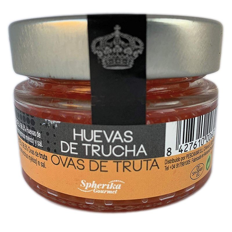 Uova di Trota 100g Pastorizzato - Spherika Gourmet