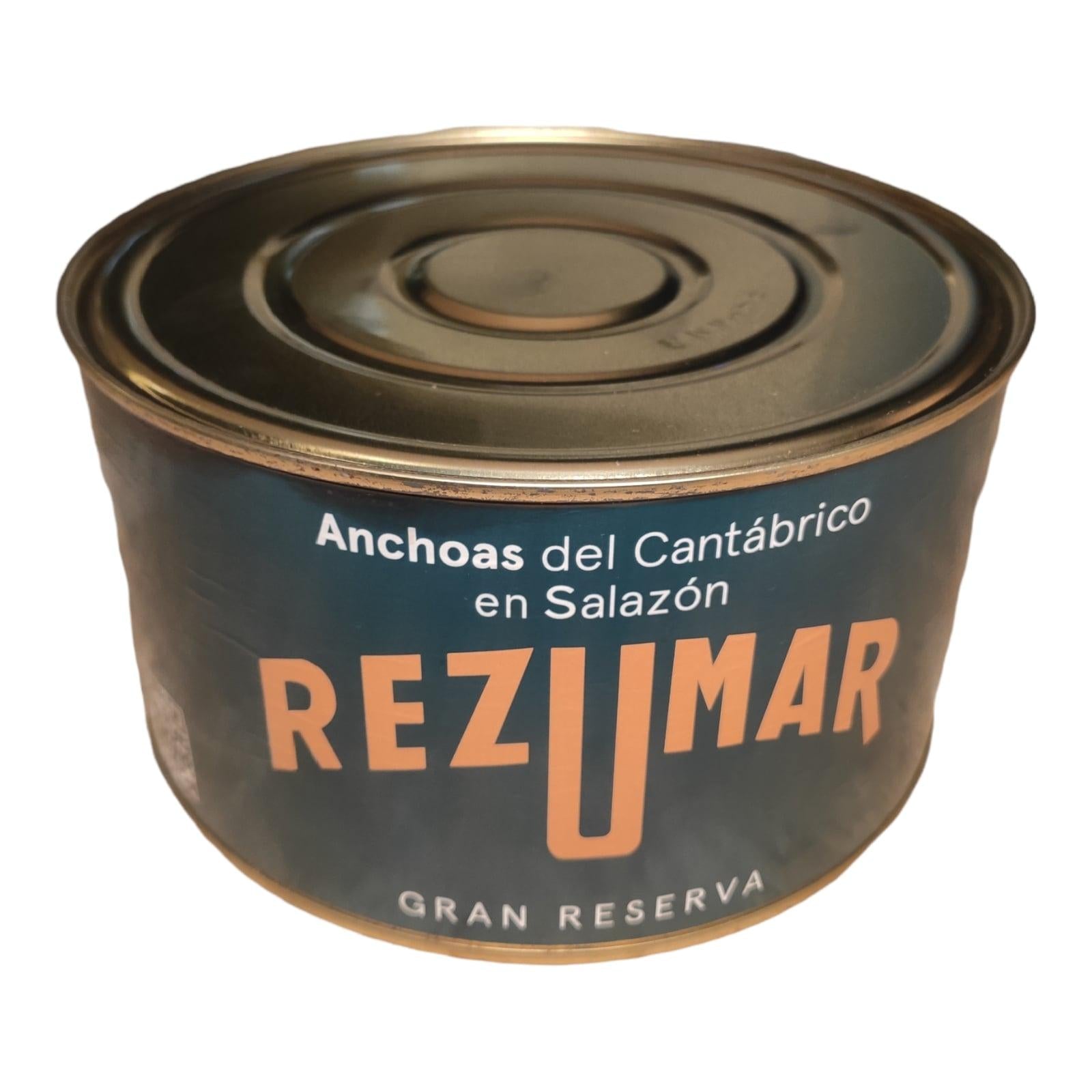 Acciughe sotto Sale del Mar Cantabrico GRAN RESERVA Rezumar da 5kg