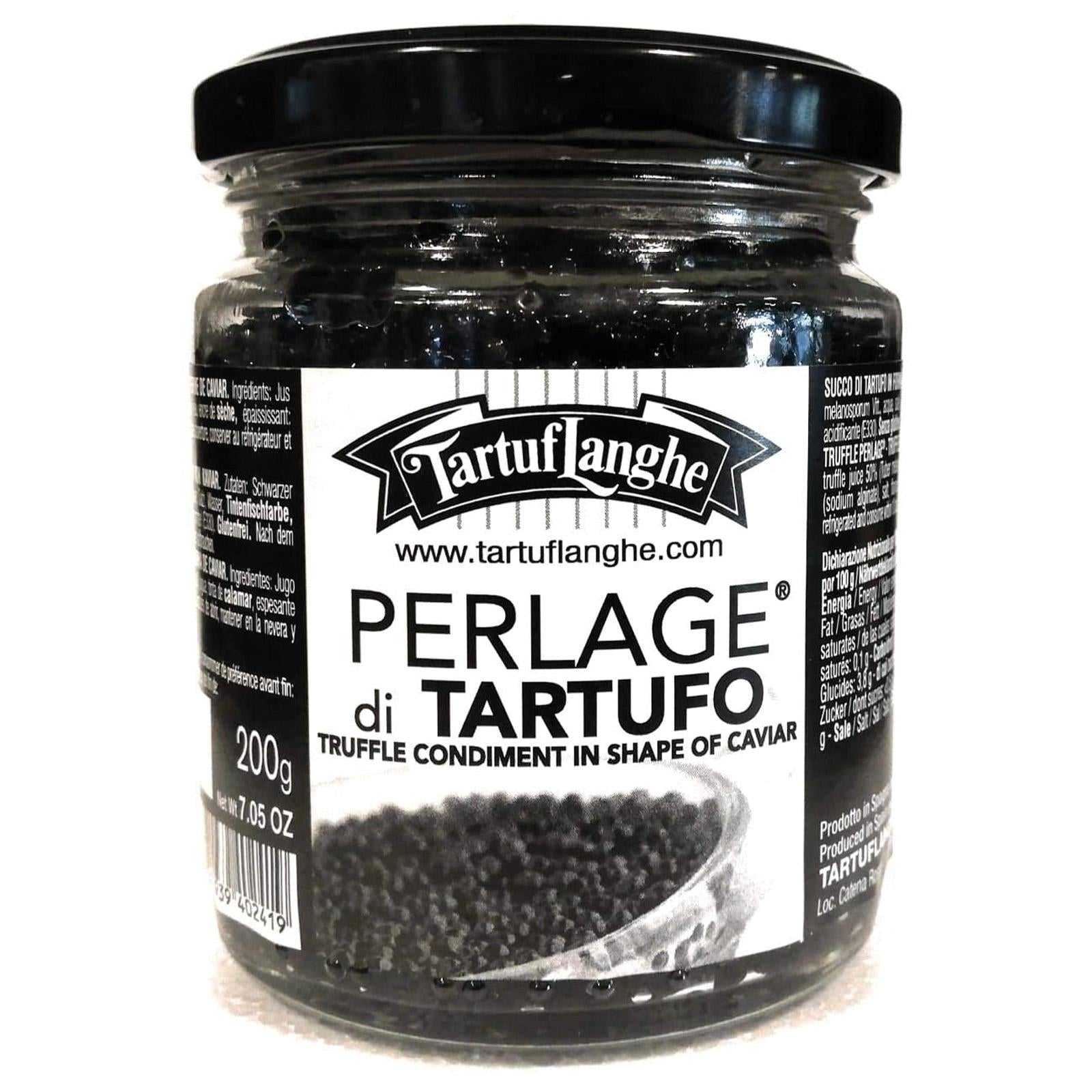 Perlage di tartufo nero -200g- Sferificazione di succo di tartufo nero pregiato