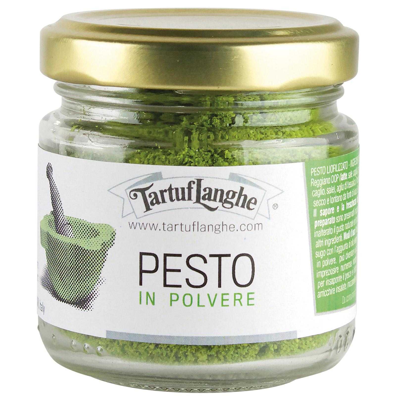 Pesto in polvere (pesto liofilizzato) - 40 grammi – Confezione: Vasetto