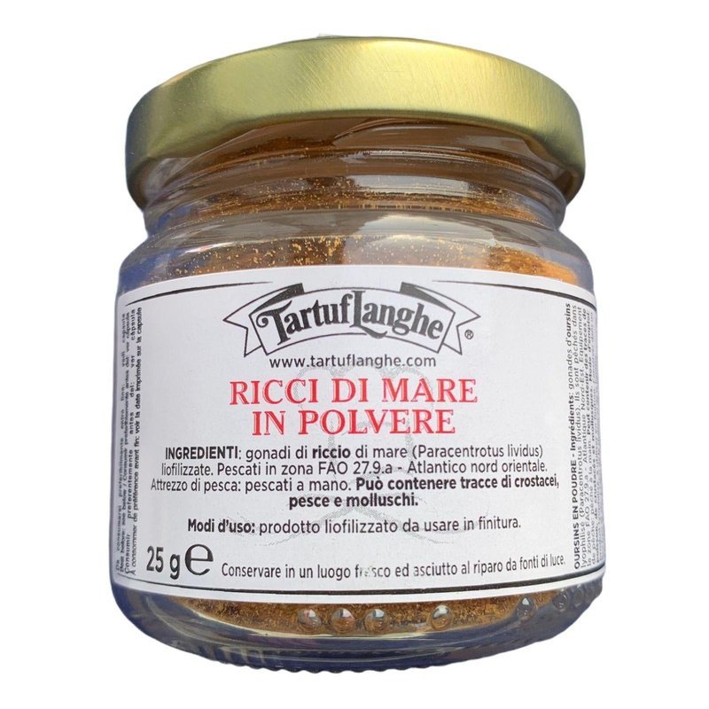 Condimento in polvere Ricci di Mare noH2O 25g liofilizzati Tartuflanghe
