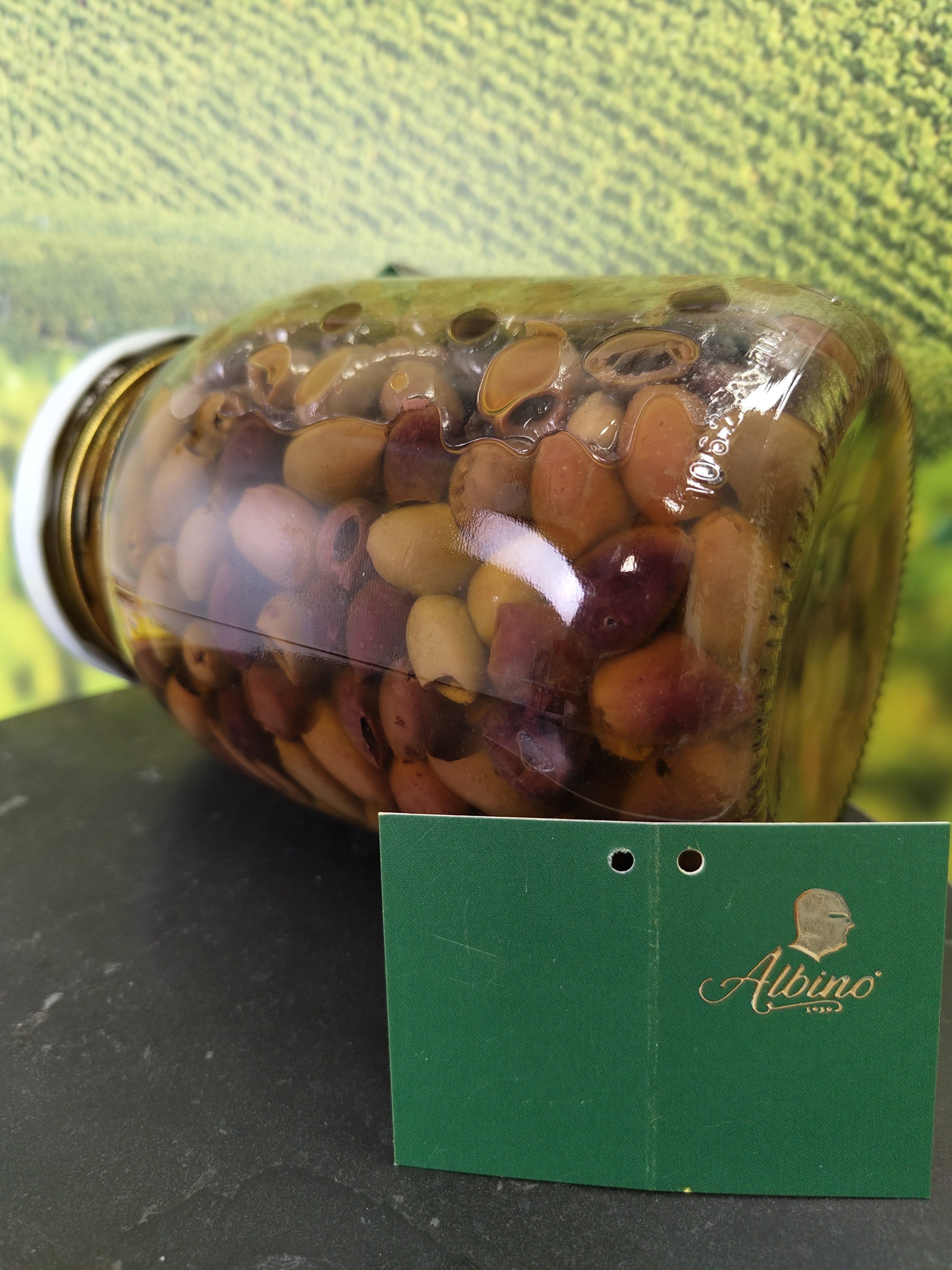 Olive Taggiasche Liguri Denocciolate in Olio Extra Vergine di Oliva - Selezione di Albino 1939 (Gourmet) 950g.