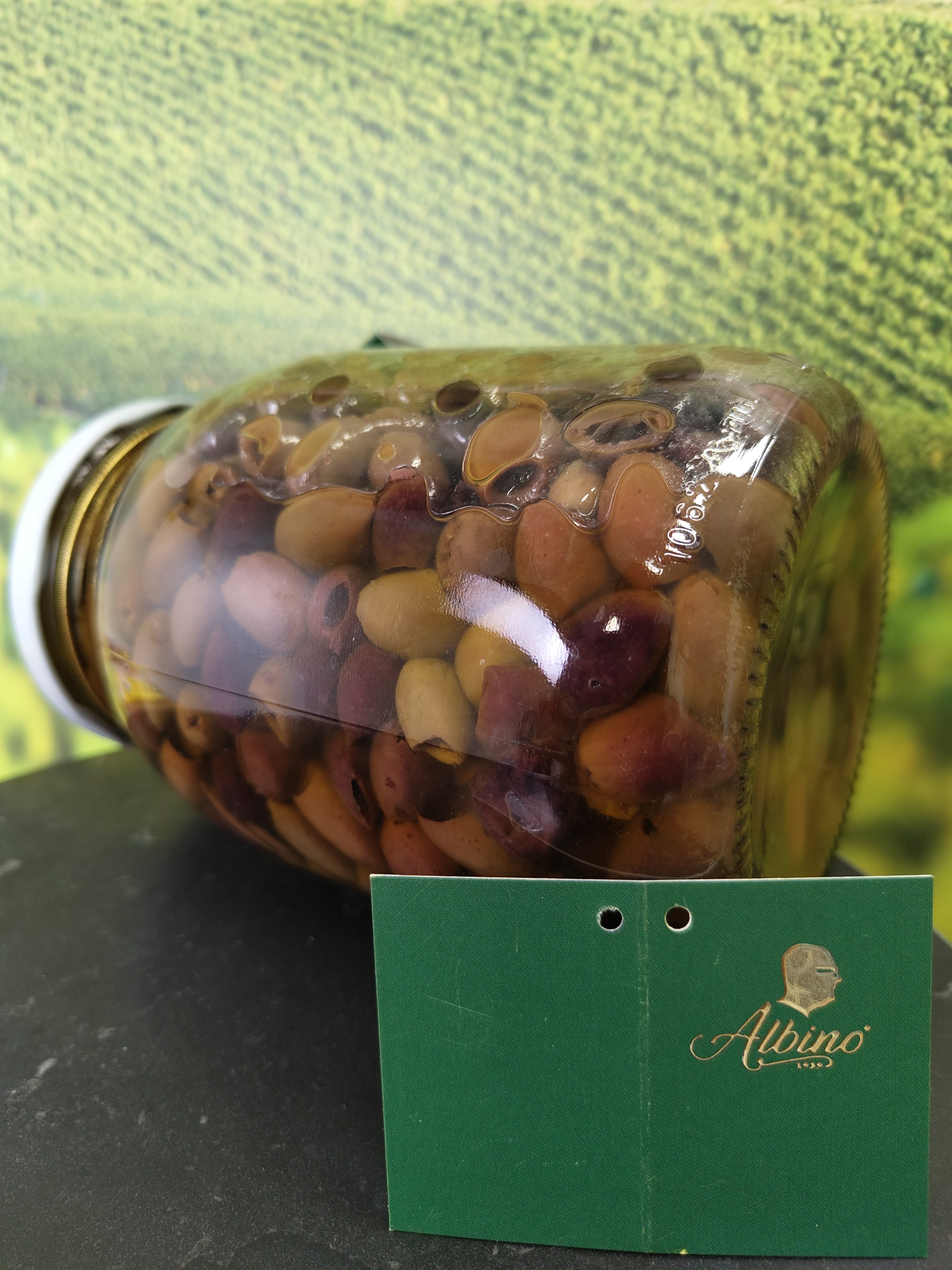 Olive Taggiasche Liguri Denocciolate in Olio Extra Vergine di Oliva - Selezione di Albino 1939 (Gourmet) 950g.