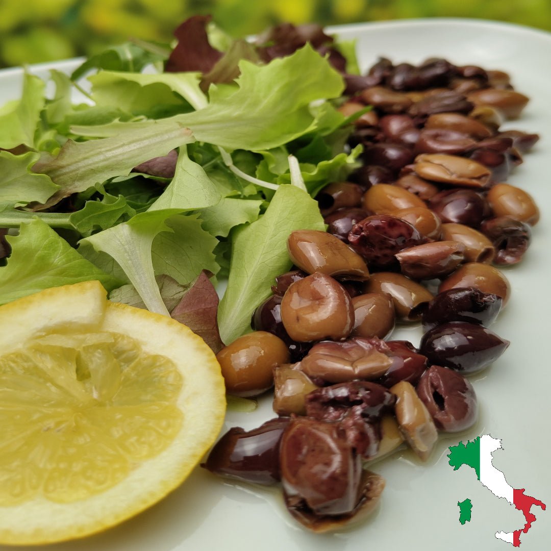 Olive Taggiasche Liguri Denocciolate in Olio Extra Vergine di Oliva - Selezione di Albino 1939 (Gourmet) 180g.
