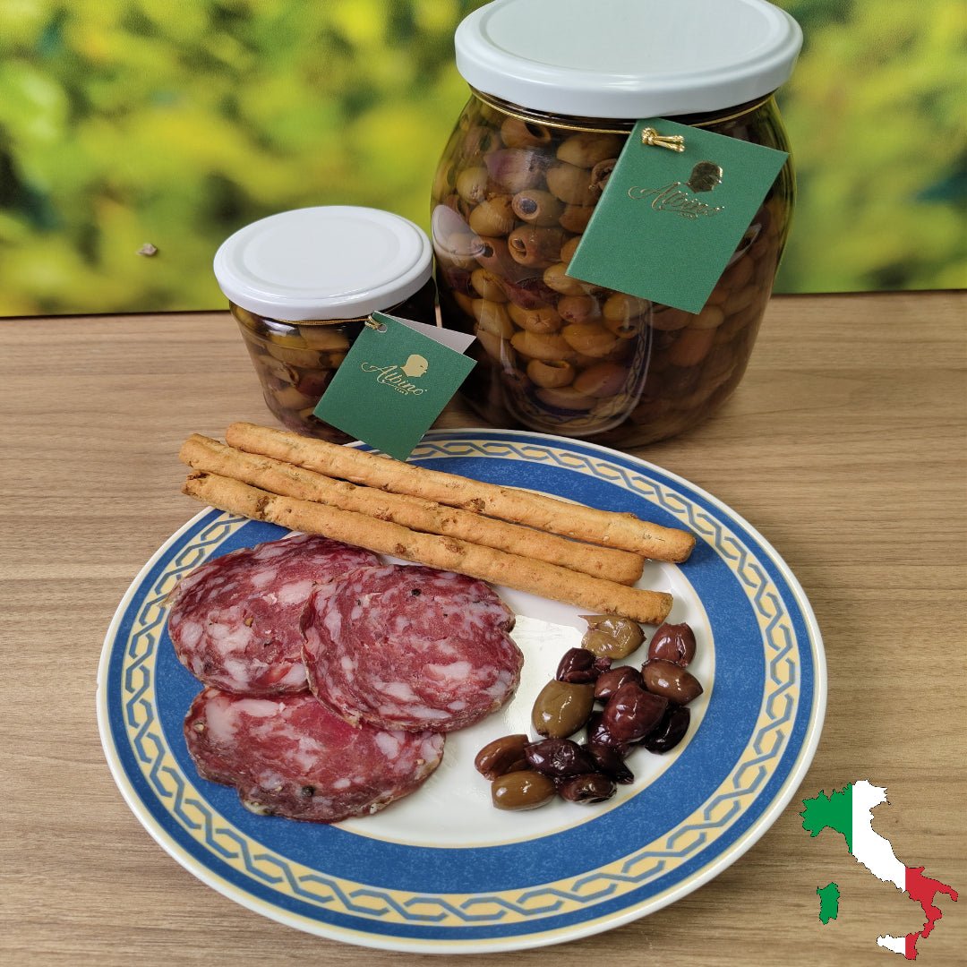 Olive Taggiasche Liguri Denocciolate in Olio Extra Vergine di Oliva - Selezione di Albino 1939 (Gourmet) 180g.