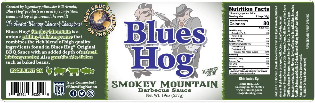 Blues Hog Smokey Mountain sauce 557ml