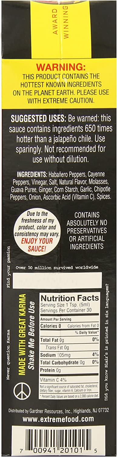 Blair's Mega Death Salsa Piccante 150ml