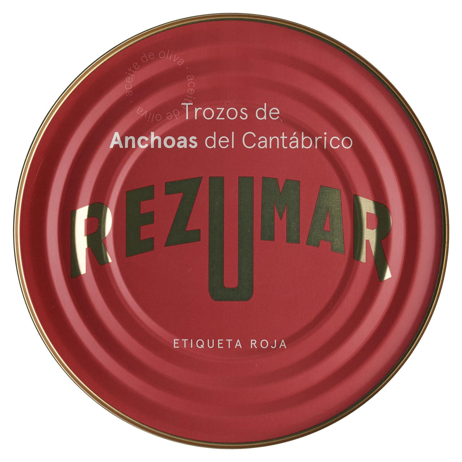 Filetti non interi di acciughe del Mar Cantabrico in Olio di Oliva 520g con 8 mesi di maturazione in botte di salatura