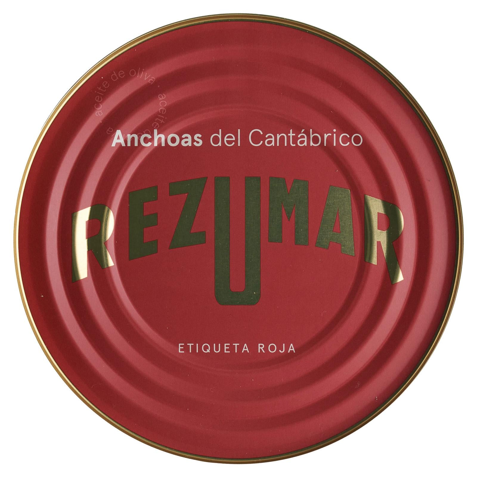 Filetti di acciughe in olio di Oliva del Mar Cantabrico Rezumar 520g