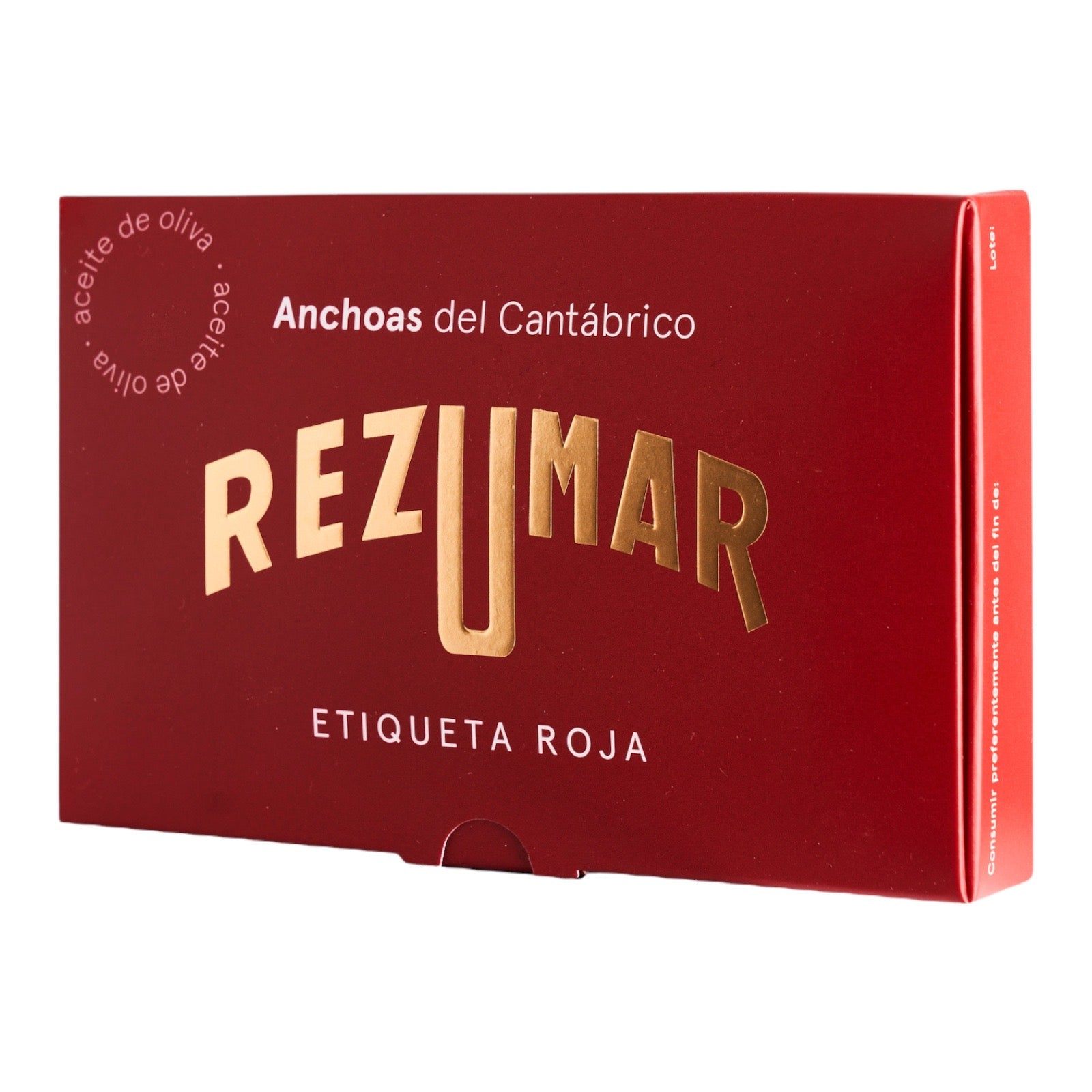 Filetti di acciughe in olio di Oliva del Mar Cantabrico Rezumar 120g