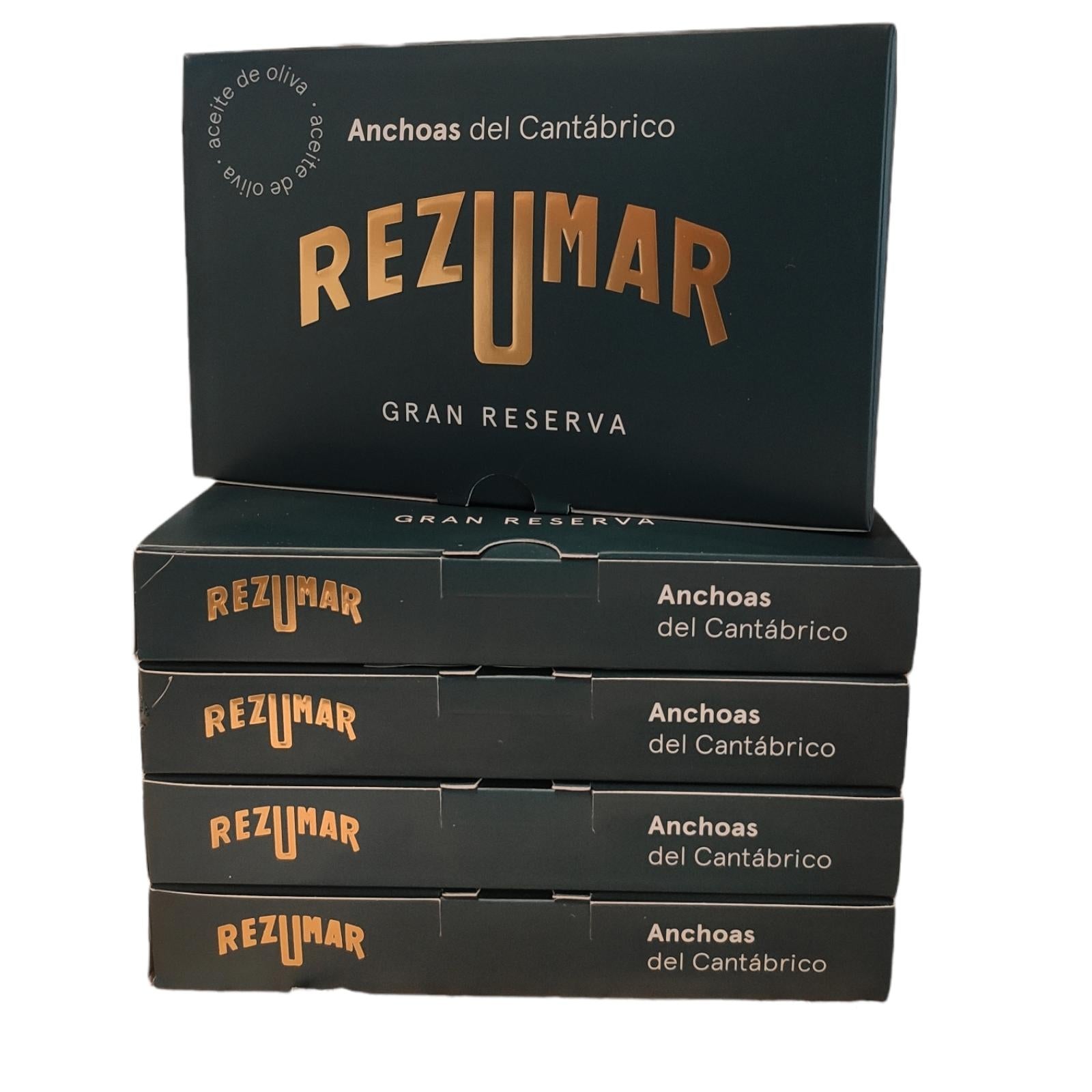 Rezumar Gran Reserva - Le Migliori Acciughe del Mar Cantabrico -5 conferzioni da 120g